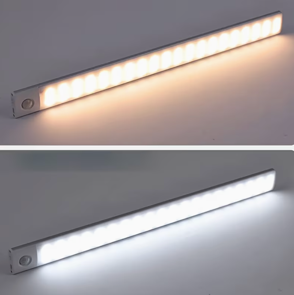 LED Under-Cabinet Light with Motion Sensor - Magnetic No-Drill Mount