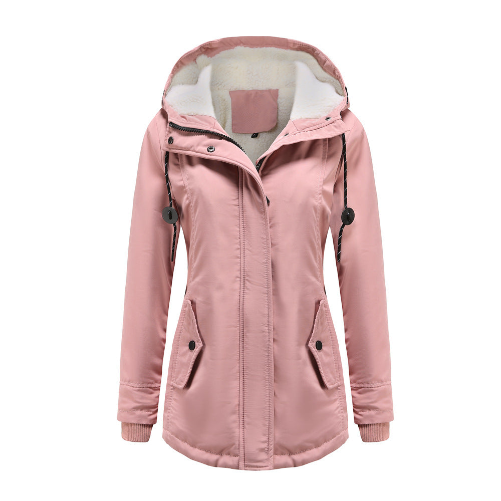 Lena | Women's Hooded Fleece Lined Jacket