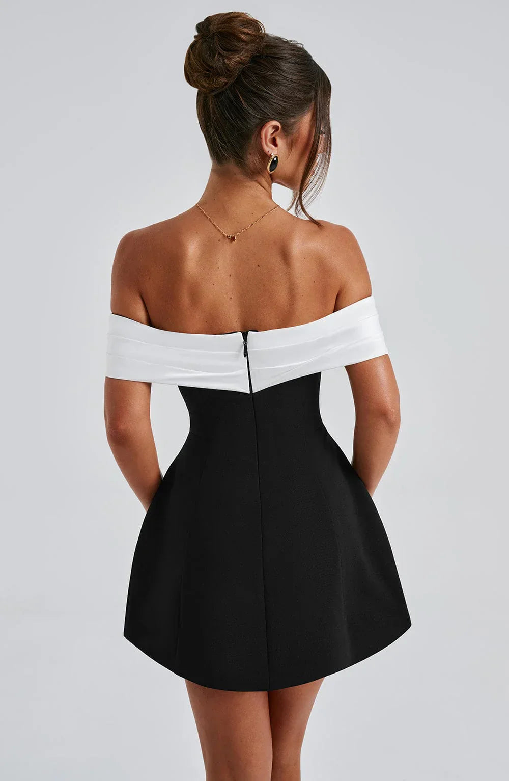 Libby | Women's Off-Shoulder A-Line Mini Dress