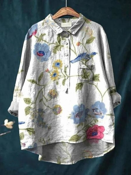 Lightweight Floral Blouse | Ideal for Autumn