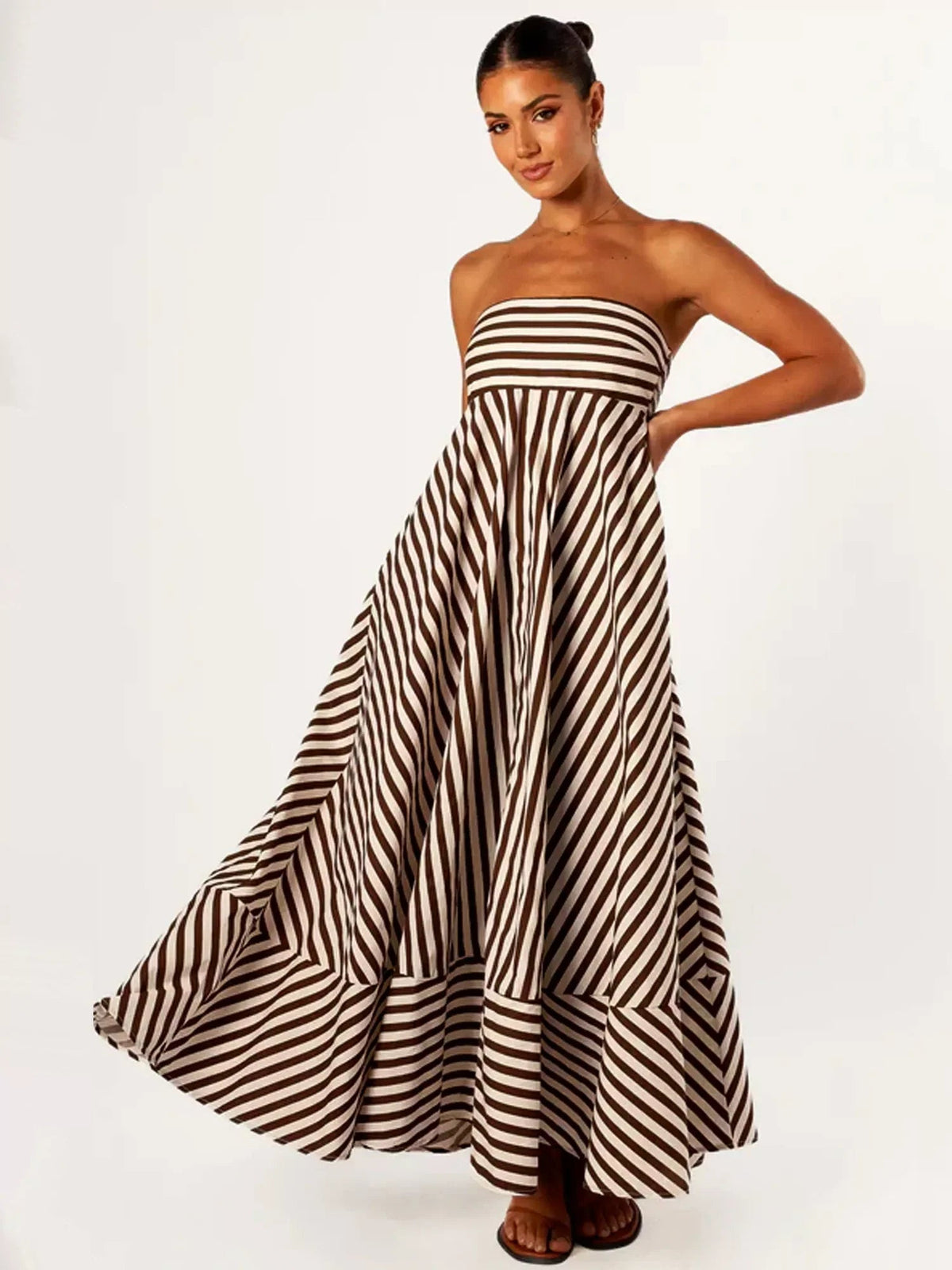 Lilly | Women's Strapless A-Line Maxi Dress