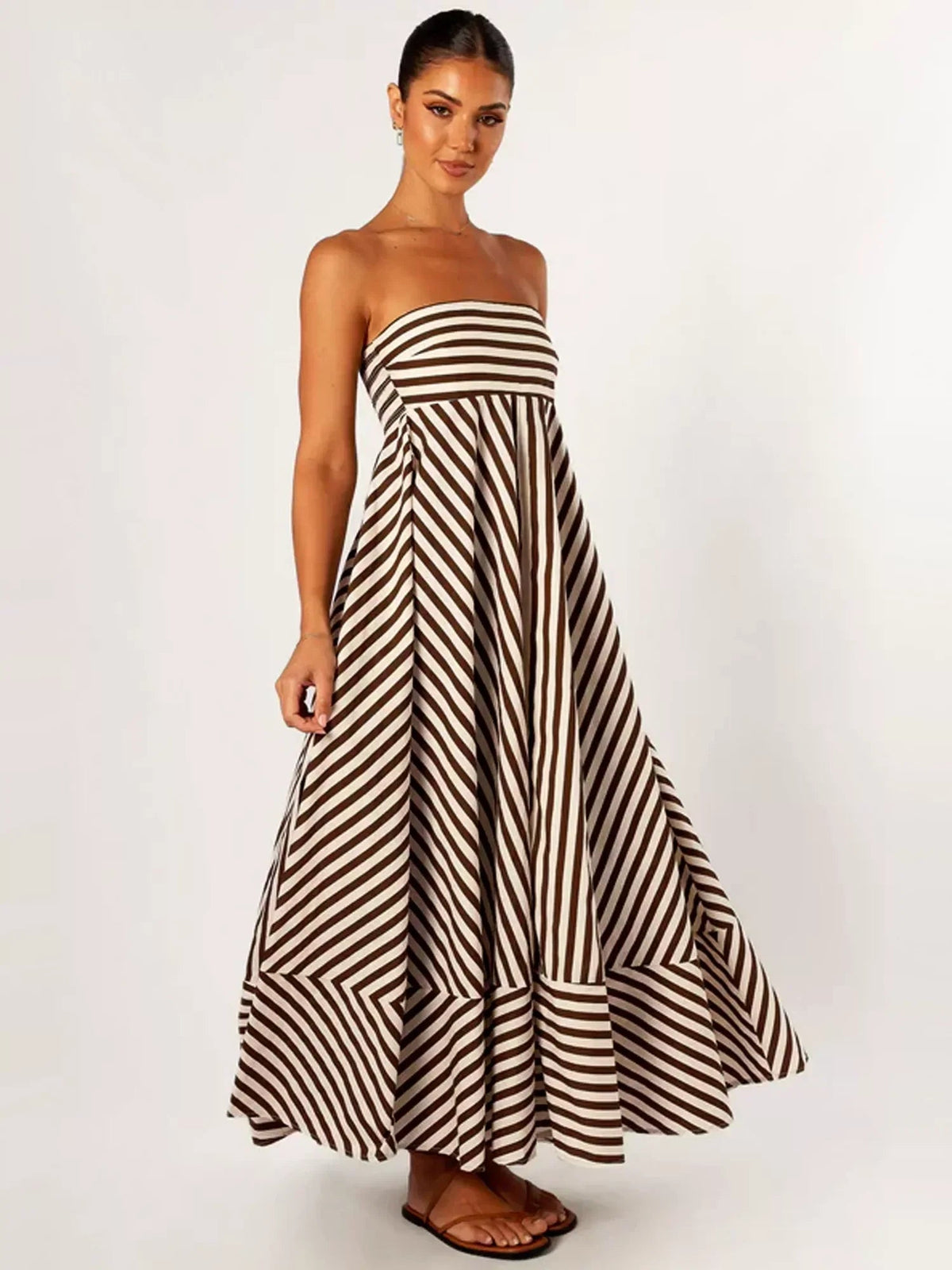 Lilly | Women's Strapless A-Line Maxi Dress