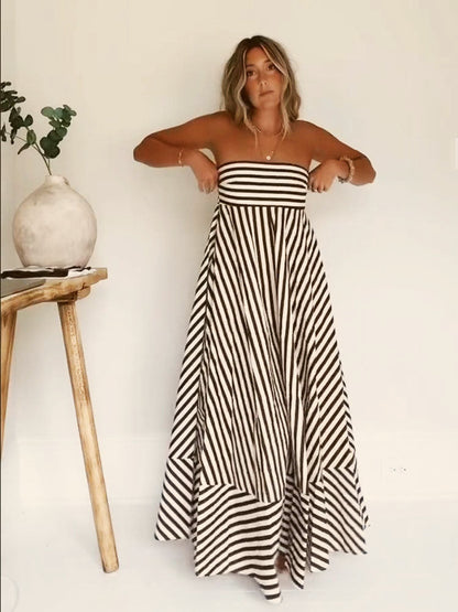 Lilly | Women's Strapless A-Line Maxi Dress