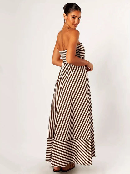 Lilly | Women's Strapless A-Line Maxi Dress