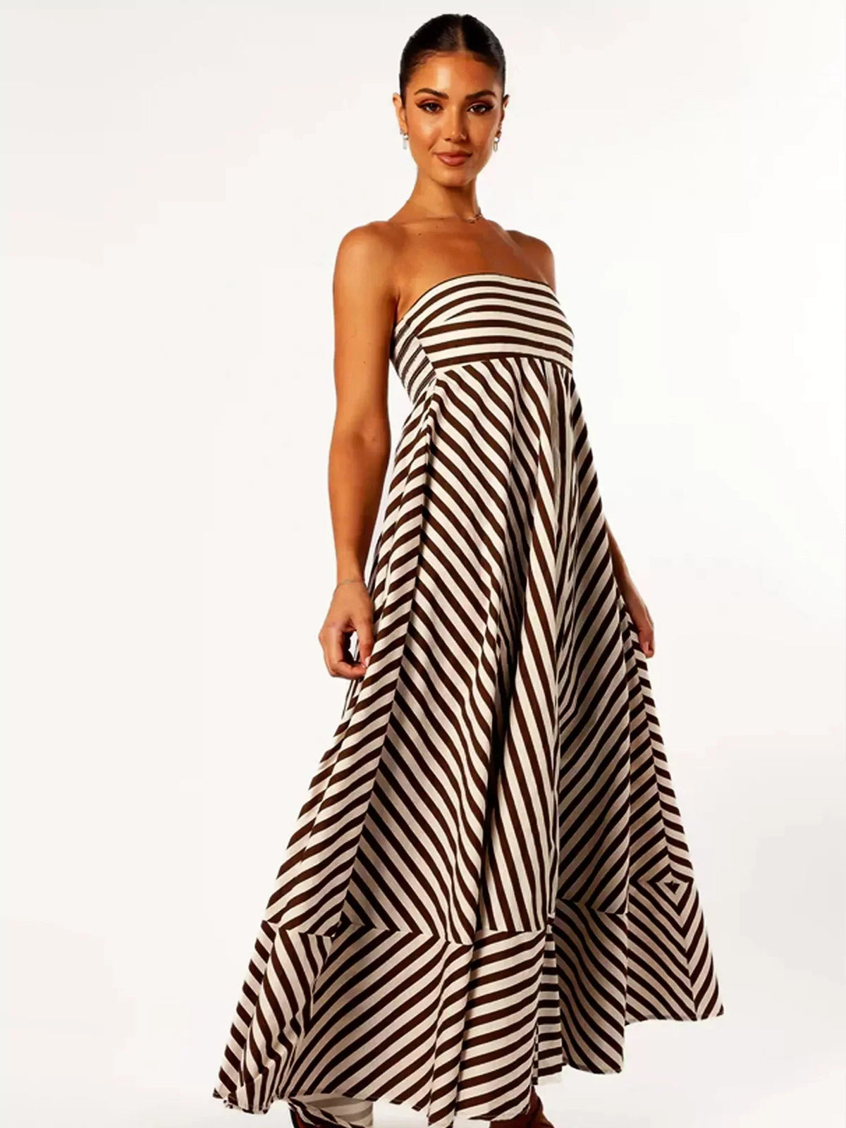 Lilly | Women's Strapless A-Line Maxi Dress