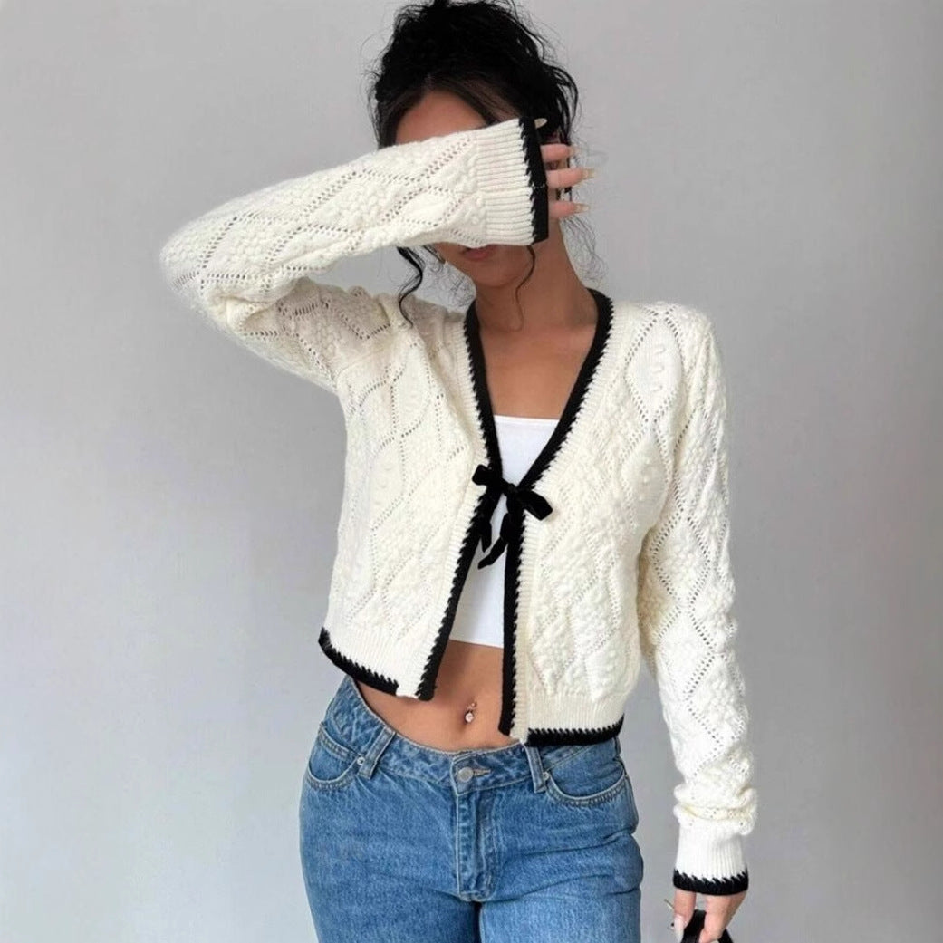Lisa | Women's Cropped Knit Cardigan