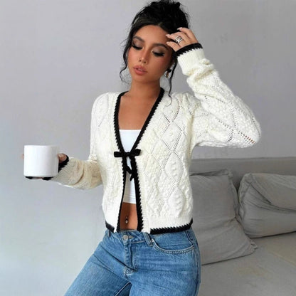 Lisa | Women's Cropped Knit Cardigan