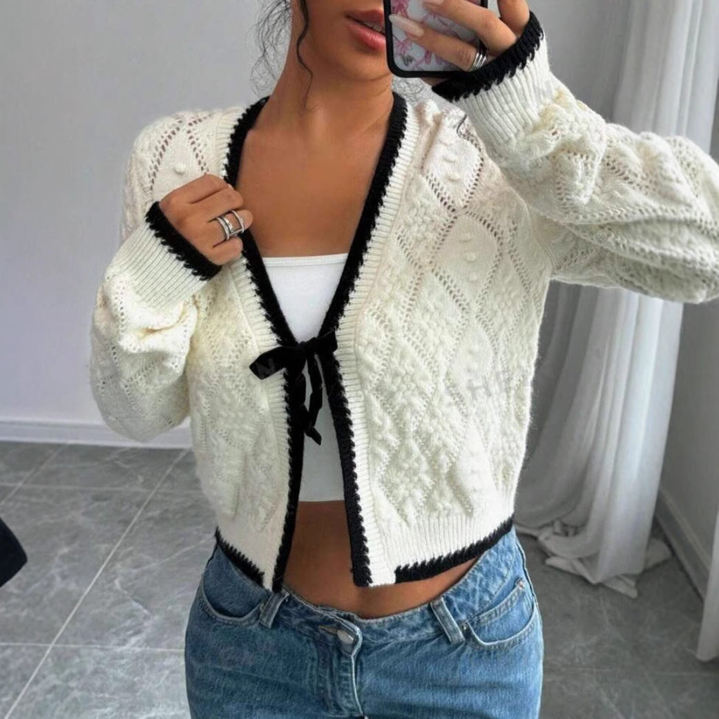 Lisa | Women's Cropped Knit Cardigan