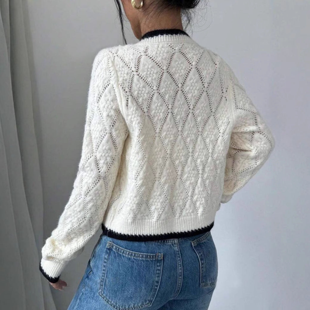 Lisa | Women's Cropped Knit Cardigan