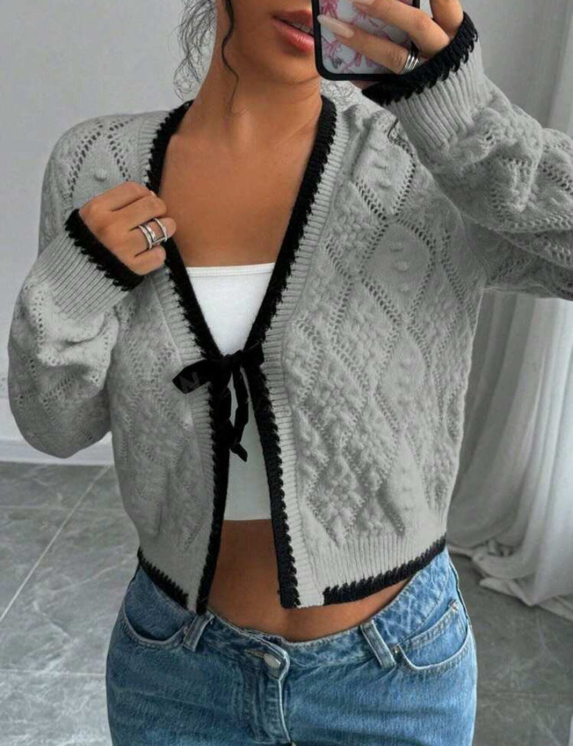 Lisa | Women's Cropped Knit Cardigan