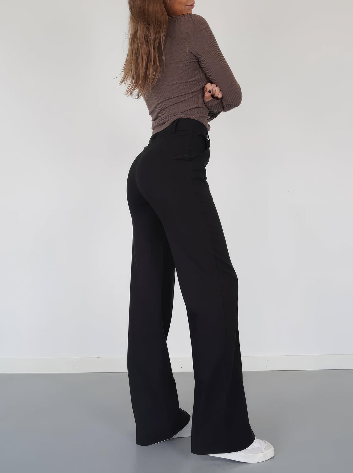 Lisa | Women's High-Waisted Wide Leg Pants
