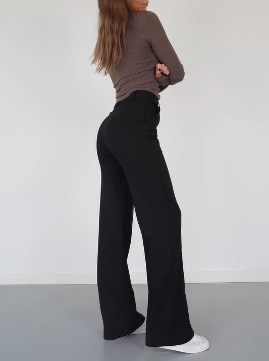 Lisa | Women's High-Waisted Wide Leg Pants