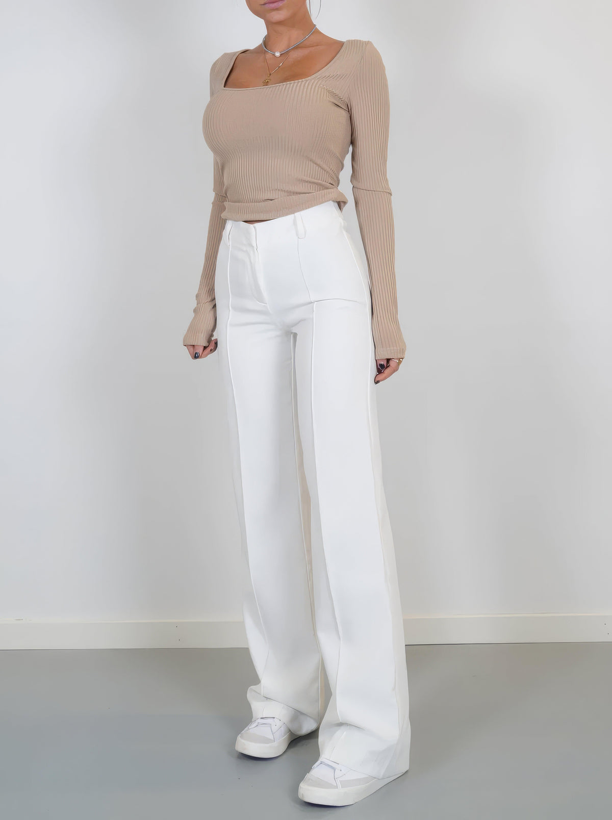 Lisa | Women's High-Waisted Wide Leg Pants