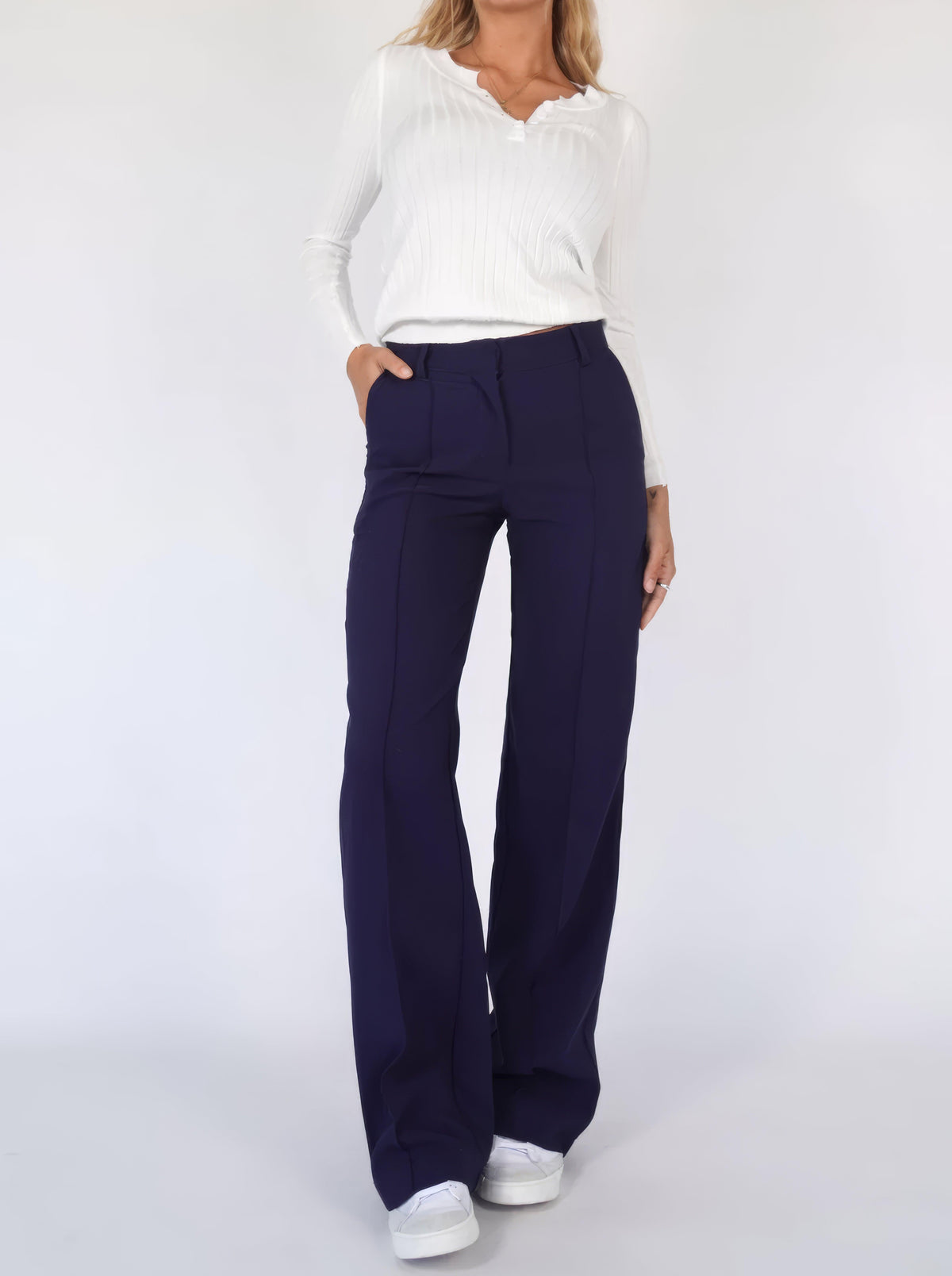 Lisa | Women's High-Waisted Wide Leg Pants