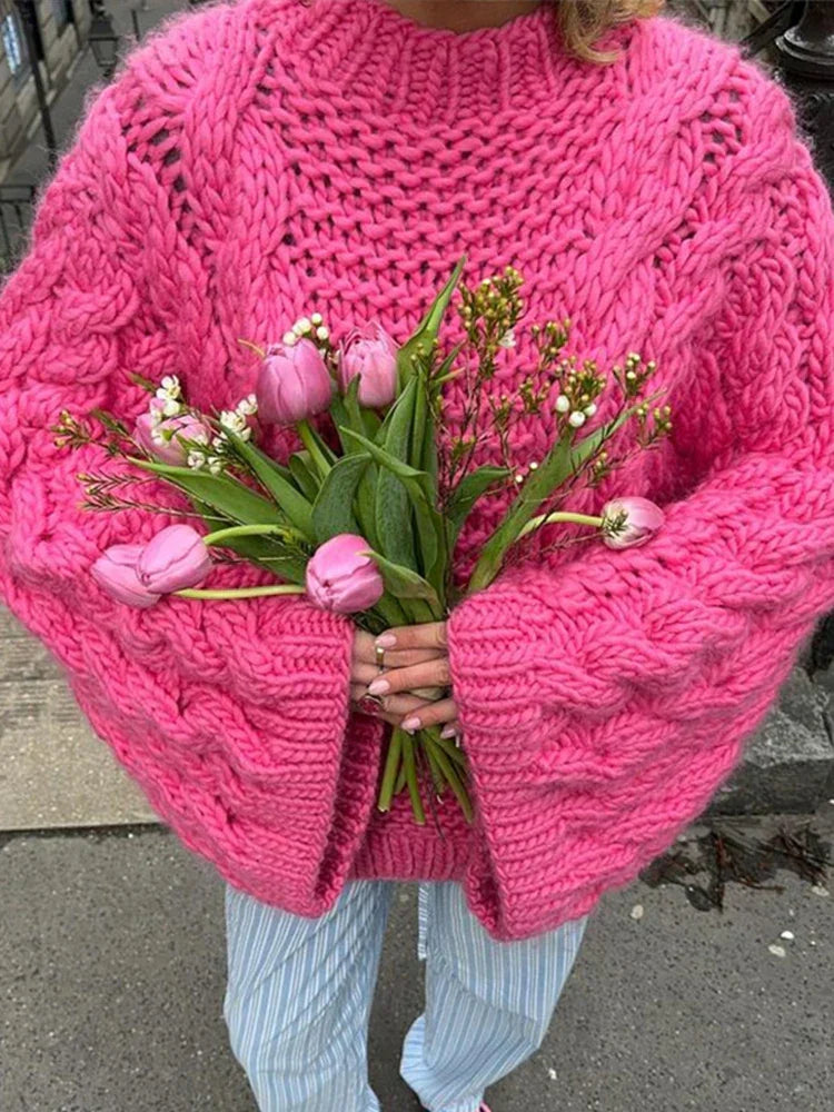 Lisa | Women's Oversized Cable Knit Sweater