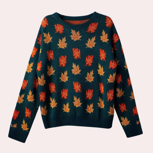Lisa | Women's Patterned Crewneck Sweater