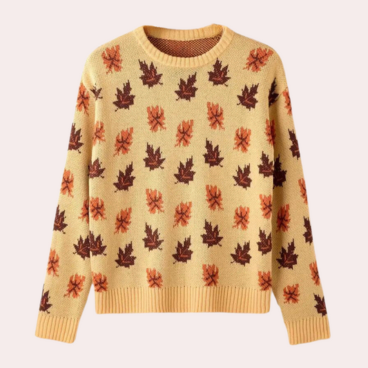 Lisa | Women's Patterned Crewneck Sweater