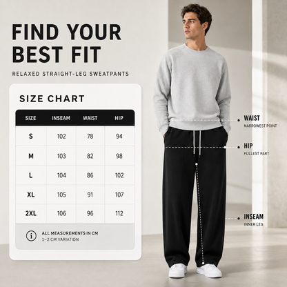 Loose-Fit Long Sweatpants