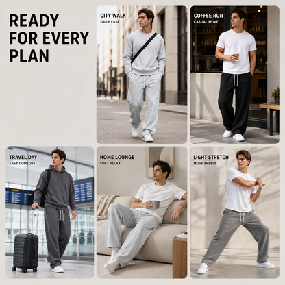 Loose-Fit Long Sweatpants