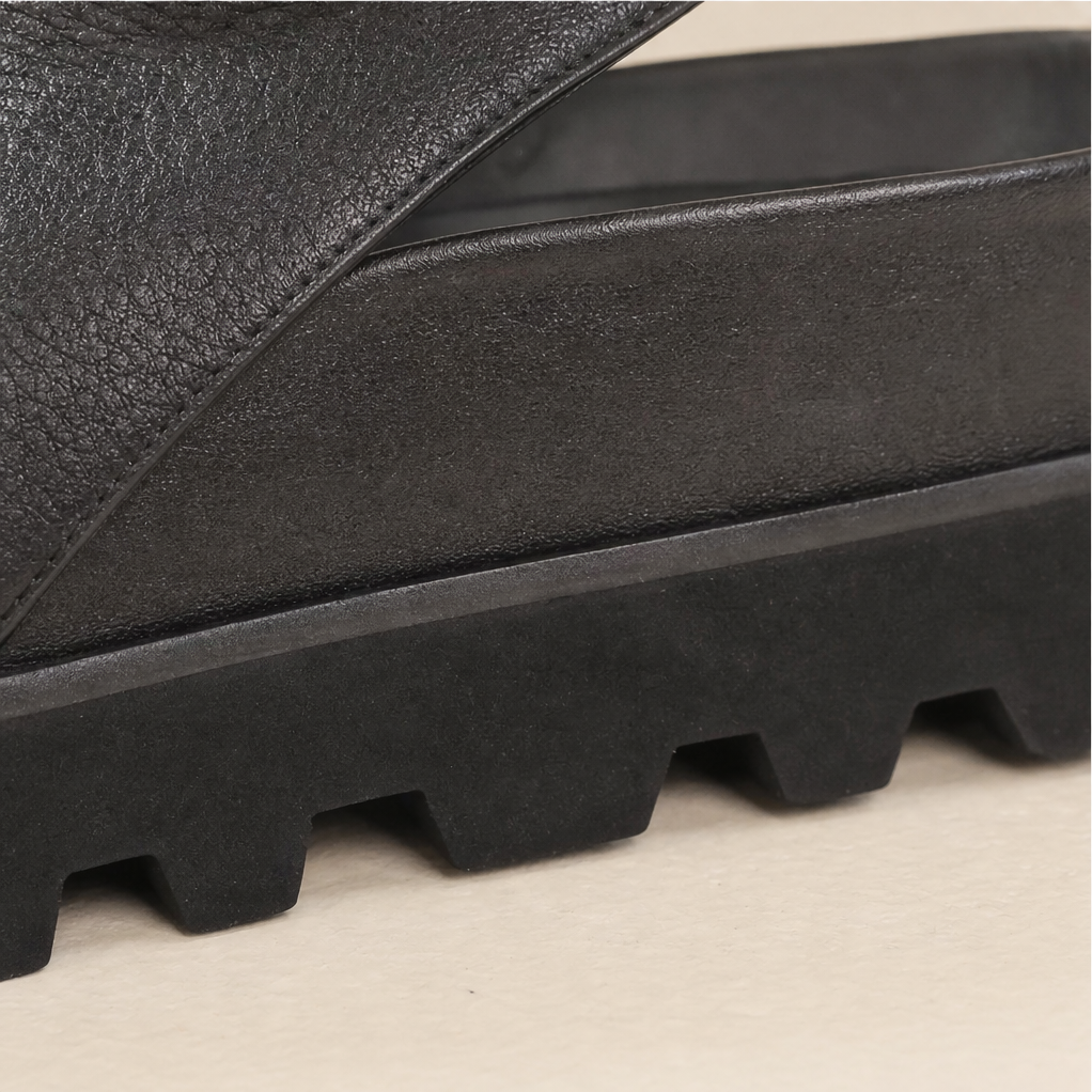 Lug Sole Slingback Loafer Flats