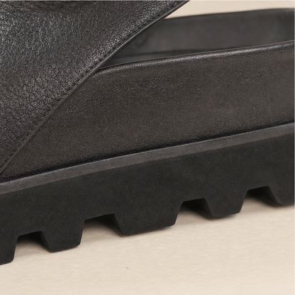 Lug Sole Slingback Loafer Flats