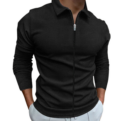 Luke | Men's Zip-Up Casual Shirt
