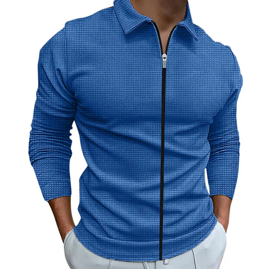 Luke | Men's Zip-Up Casual Shirt
