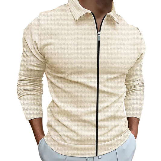 Luke | Men's Zip-Up Casual Shirt