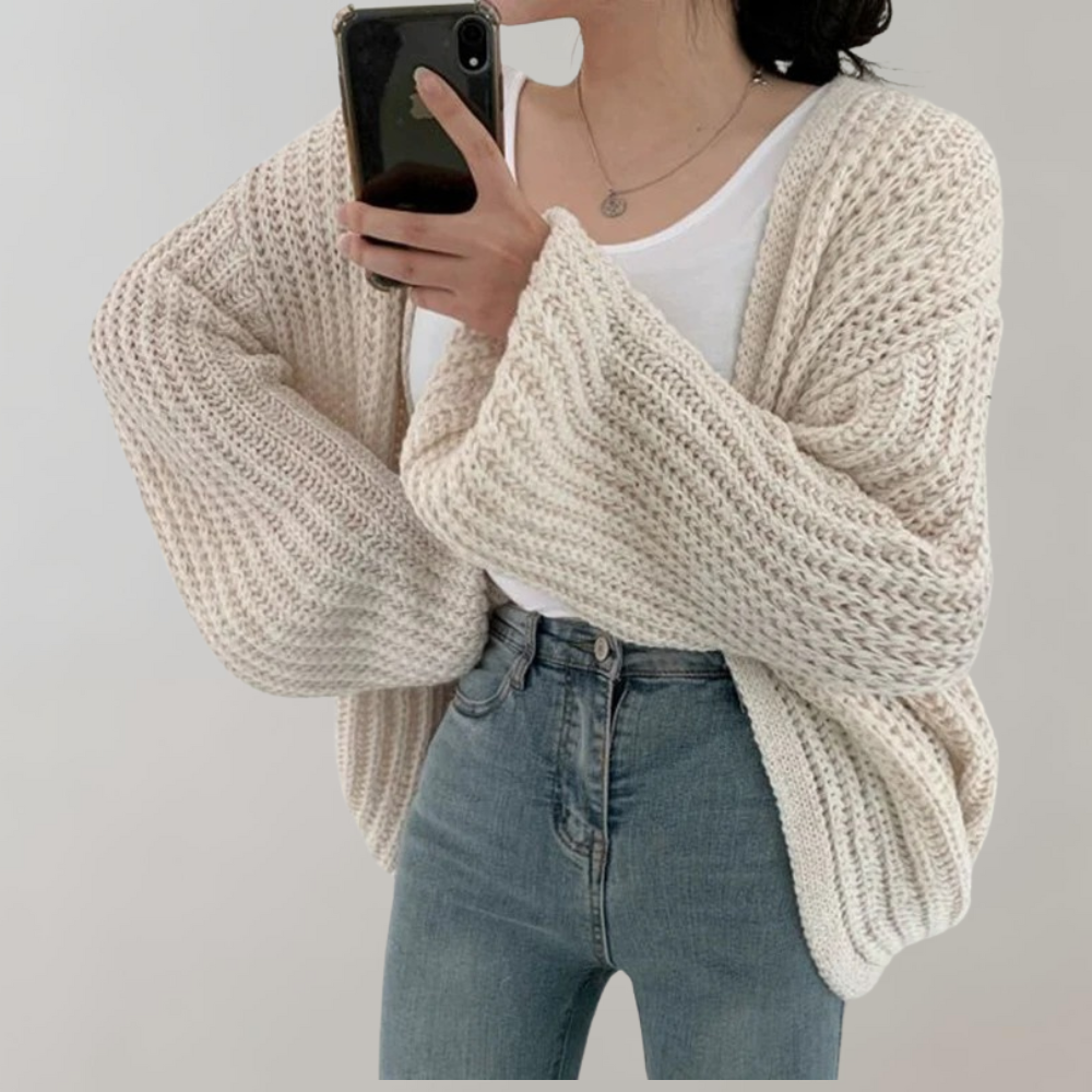 Lydia | Women's Oversized Open Front Cardigan