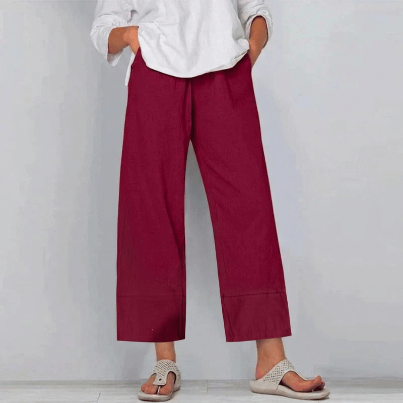 Lydia | Women's High-Waisted Wide Leg Pants