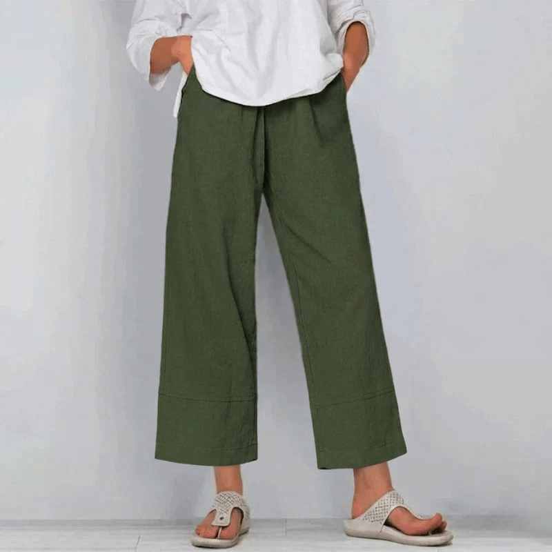 Lydia | Women's High-Waisted Wide Leg Pants