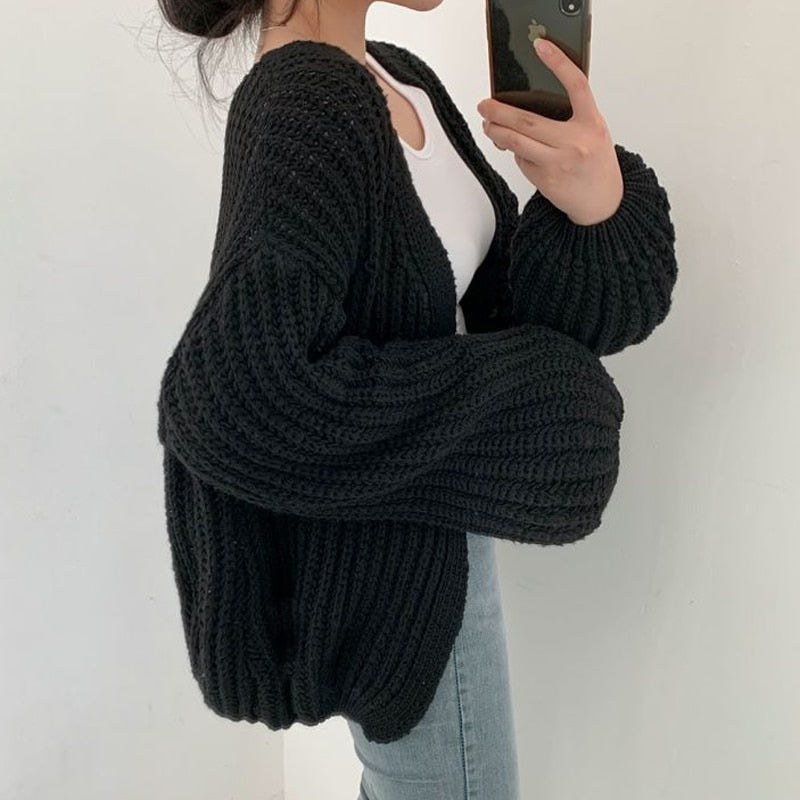 Mae | Women's Oversized Open Front Cardigan