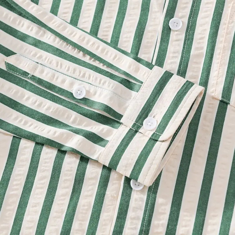 Marc | Men's Long Sleeve Striped Shirt