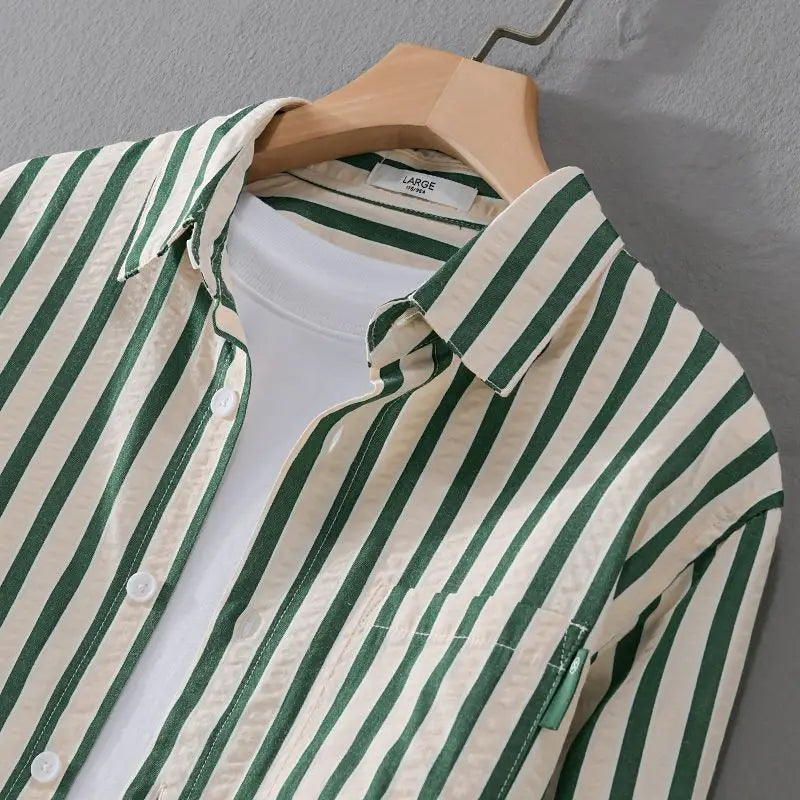 Marc | Men's Long Sleeve Striped Shirt