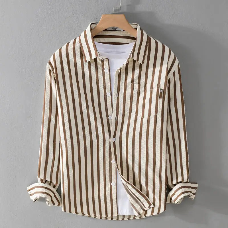 Marc | Men's Long Sleeve Striped Shirt
