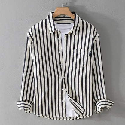 Marc | Men's Long Sleeve Striped Shirt