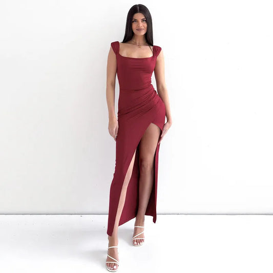 Margaret | Women's Sleeveless Bodycon Maxi Dress