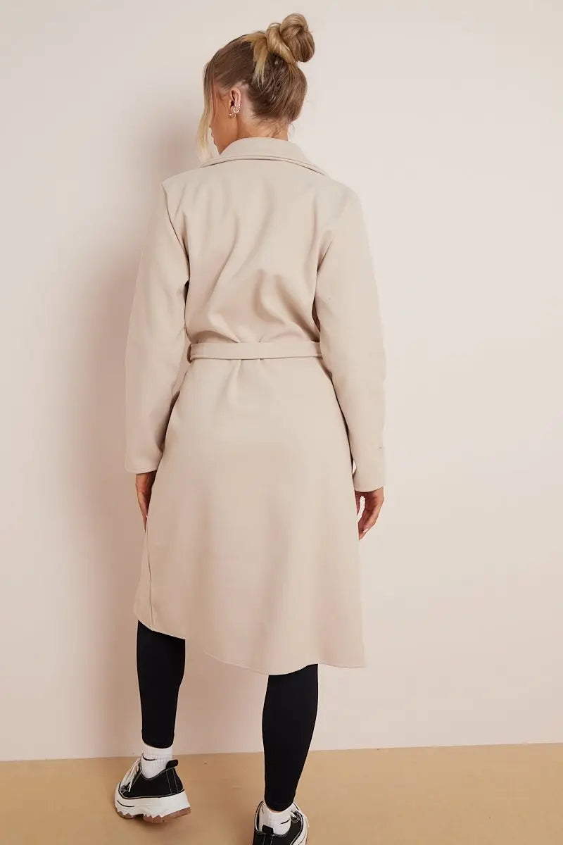 Maria | Women's Double Breasted Long Coat