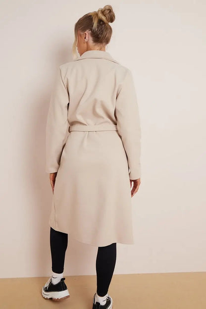 Maria | Women's Double Breasted Long Coat