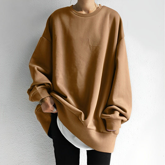Maria | Women's Oversized Crewneck Pullover Sweater