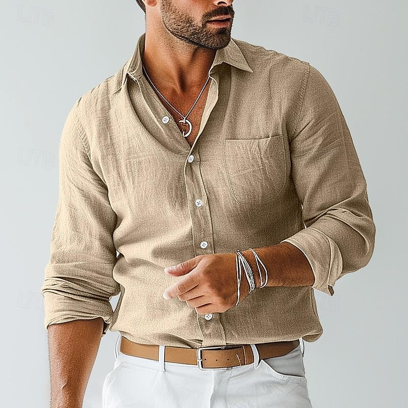 Mason | Men's Long Sleeve Button-Down Shirt
