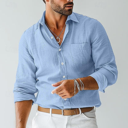 Mason | Men's Long Sleeve Button-Down Shirt