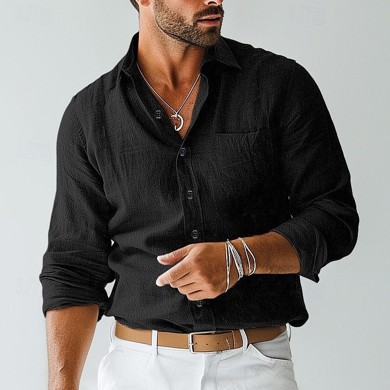 Mason | Men's Long Sleeve Button-Down Shirt