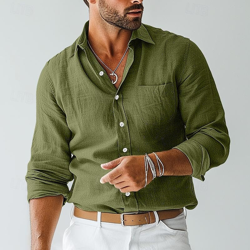 Mason | Men's Long Sleeve Button-Down Shirt