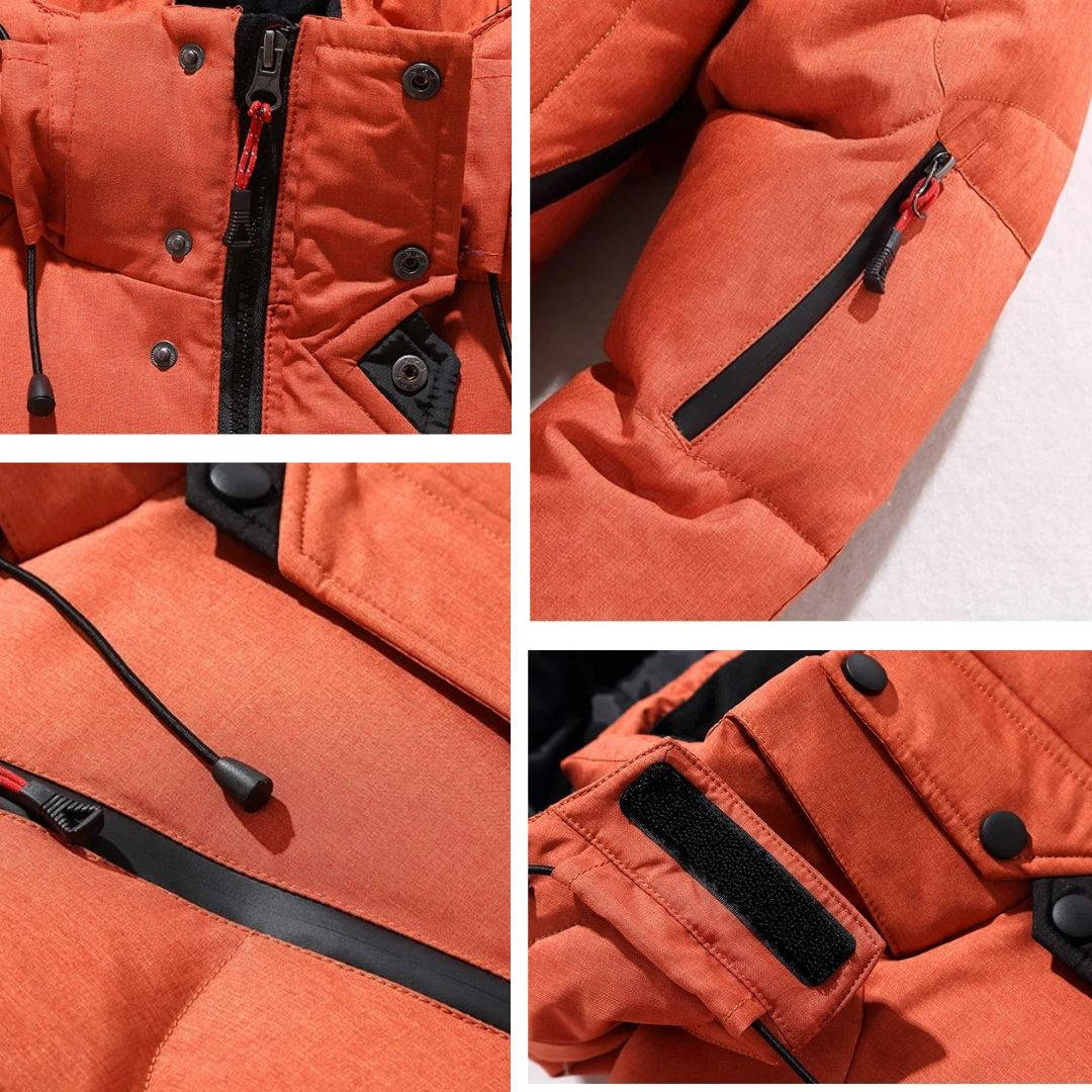 Men's Insulated Winter Parka - Waterproof, Windproof Jacket For Extreme Cold Weather