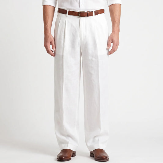Men's Pleated Pants