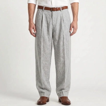 Men's Pleated Pants