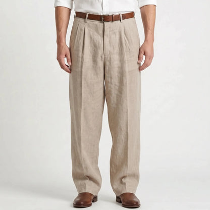 Men's Pleated Pants