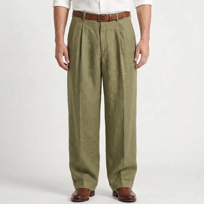 Men's Pleated Pants