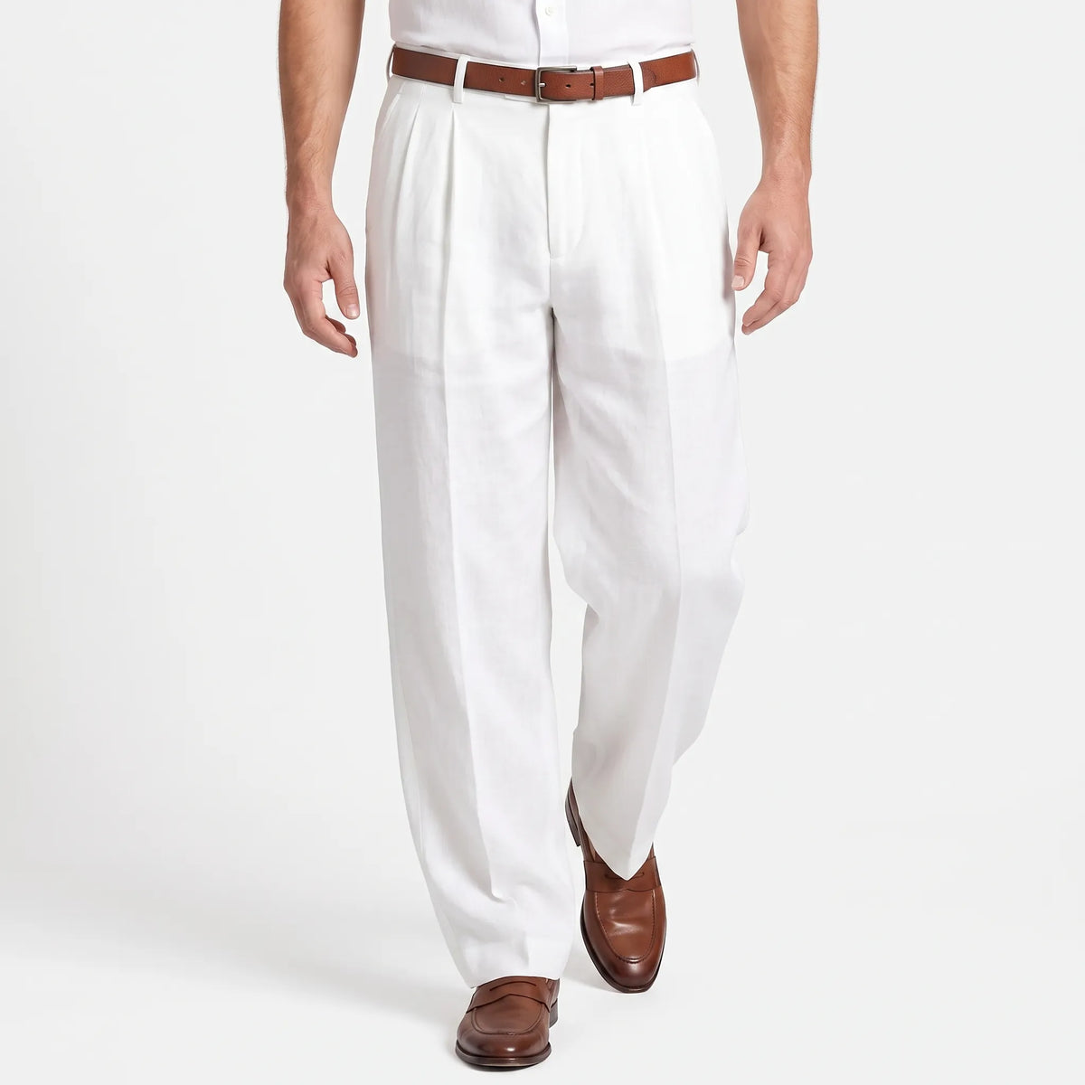Men's Pleated Pants